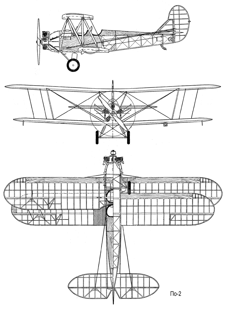 Учебный самолет У-2(ПО-2)